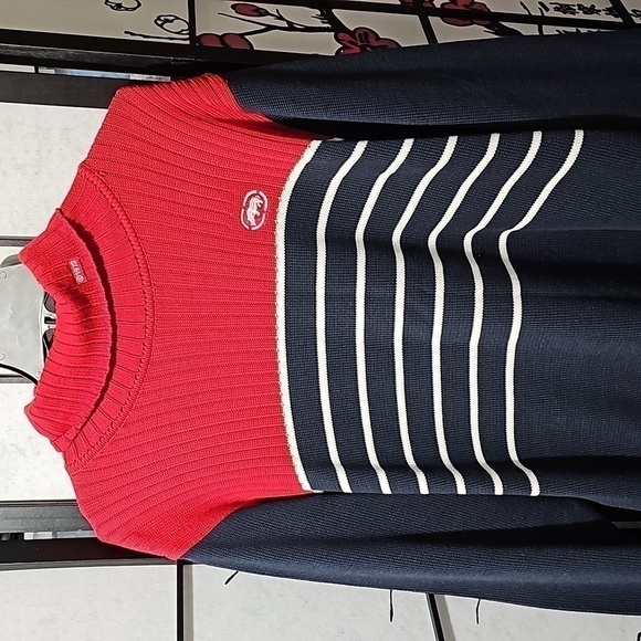 Ecko Red White Blue Sweater Size Medium - Picture 3 of 8